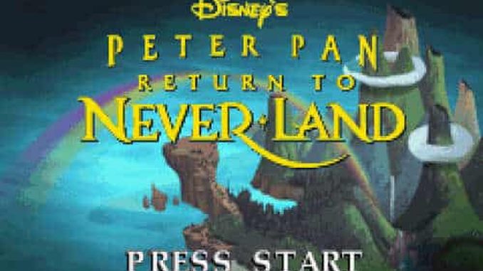 Disney’s Peter Pan Return to Neverland Game Free Download