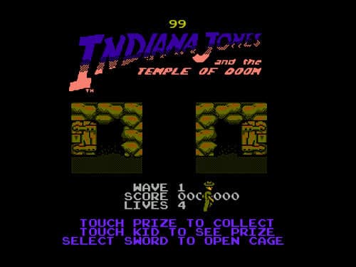Indiana Jones and the Temple of Doom Game Free Download