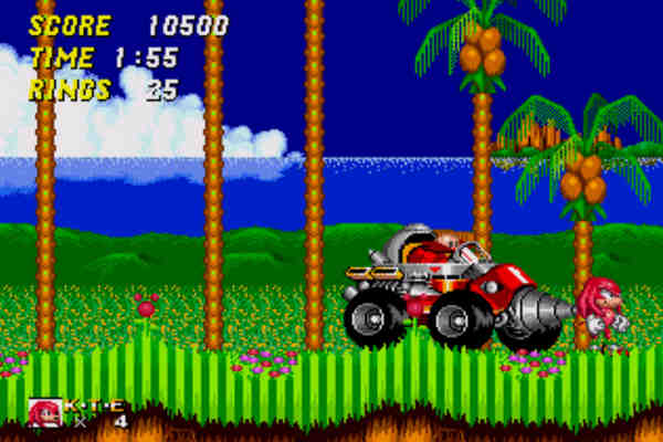 Knuckles in Sonic 2 PC Game Download
