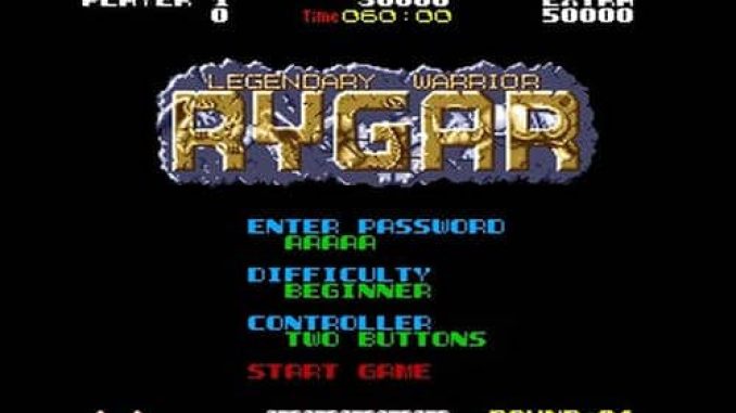 Rygar The Legendary Warrior Game Free Download