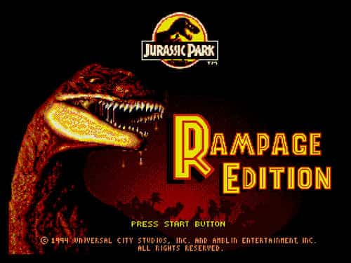 Jurassic Park Rampage Edition Game Free Download