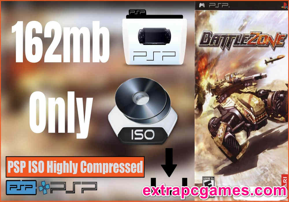BattleZone PSP and PC ISO Game Highly Compressed