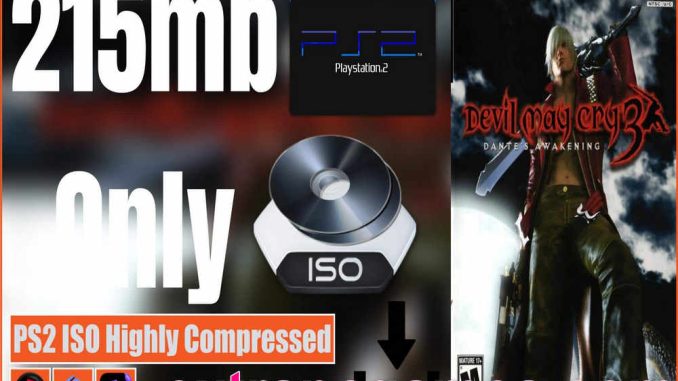 Devil May Cry 3 PS2 ISO and PC ISO Highly Compressed Game Free Download