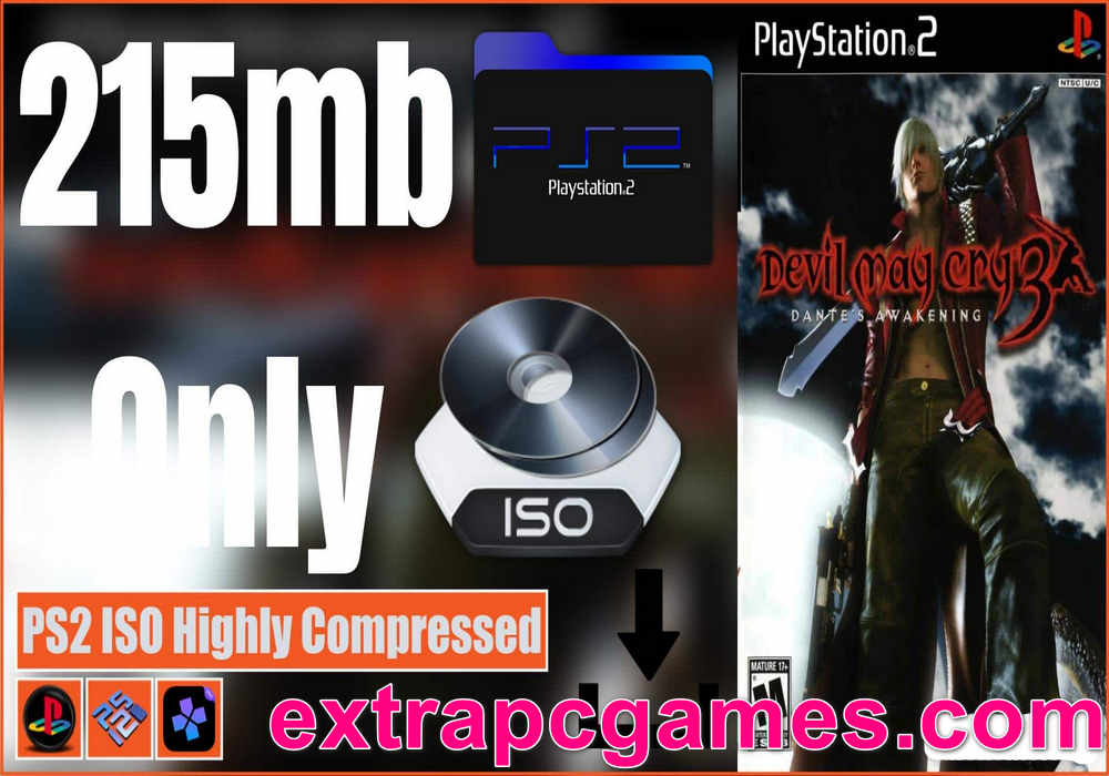 Devil May Cry 3 PS2 ISO and PC ISO Highly Compressed Game Free Download