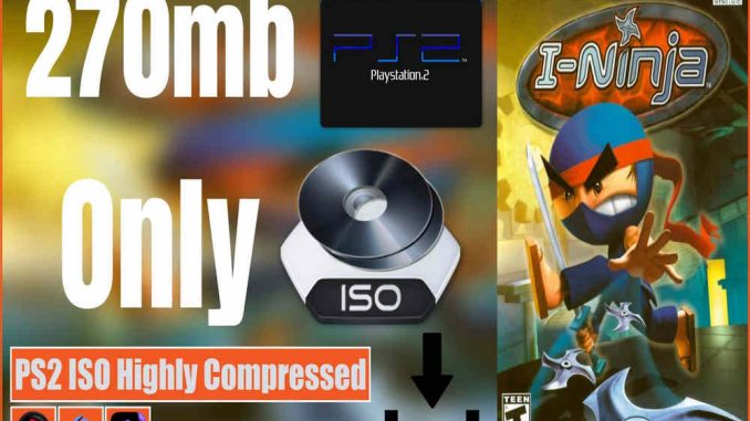 I Ninja PS2 ISO and PC ISO Highly Compressed Game Free Download