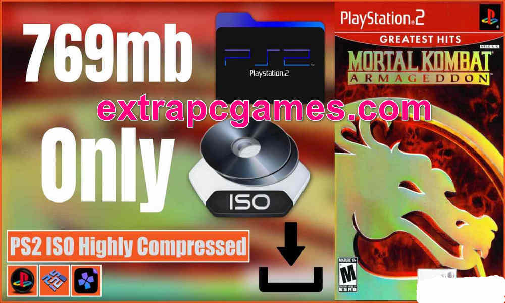 Mortal Kombat Armageddon PS2 ISO and For PC ISO Highly Compressed Game Free Download