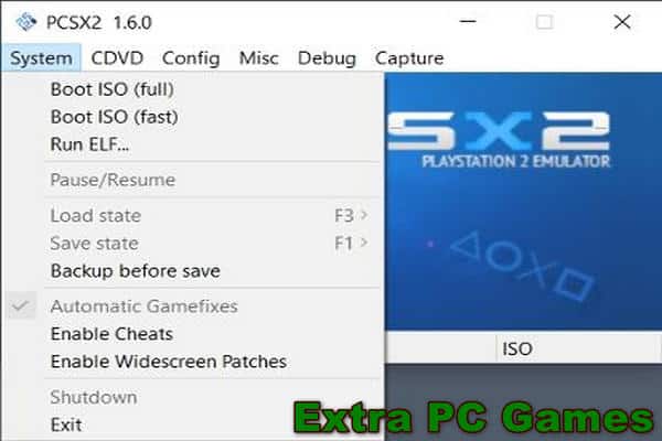 PCSX2 1.6.0 Screenshot 3