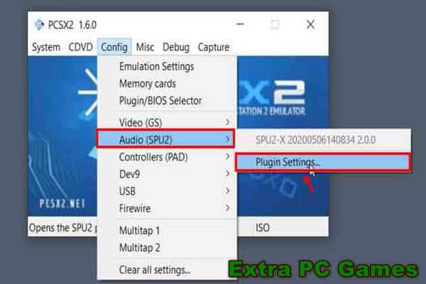 Step 21 Go to Audio SPU2 Plugin Settings