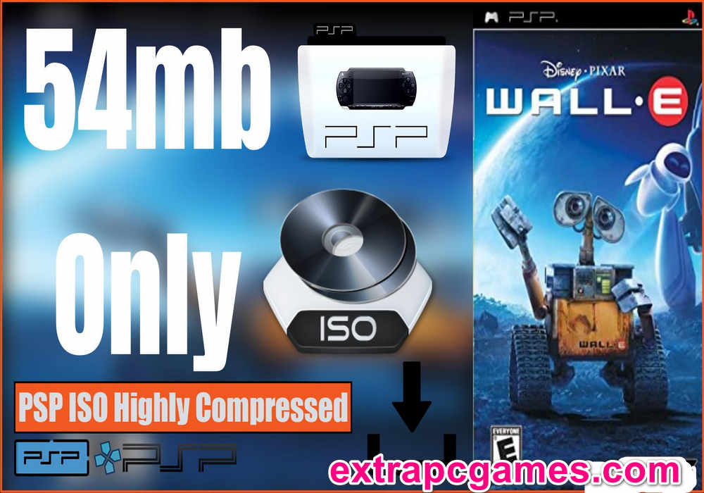 WALL E PSP and PC ISO Game Highly Compressed Download