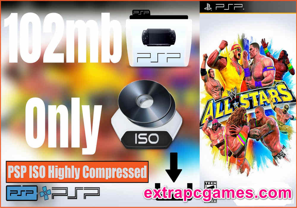 WWE All Stars PSP and PC ISO Game Highly Compressed Download