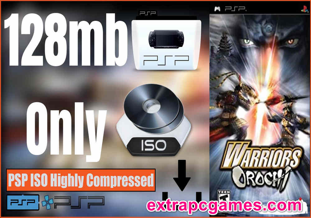 Warriors Orochi PSP and PC ISO Game Highly Compressed Download