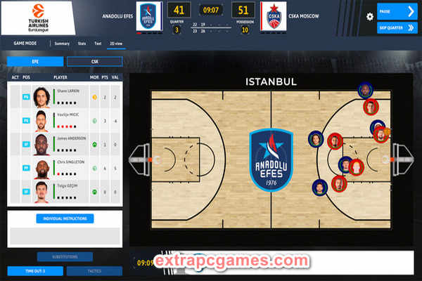 International Basketball Manager 22 Screenshot