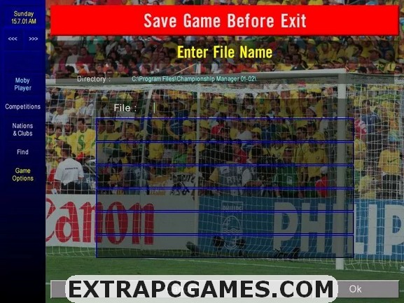 Championship Manager Season 0102 Extra PC Games